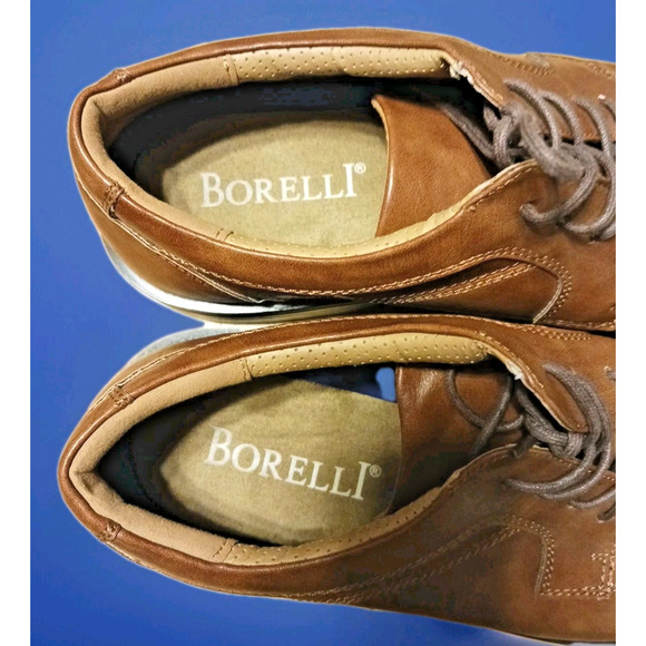 Borelli Stanton Oxford Men\'s Size 10.5 M Cognac Brown main image 6